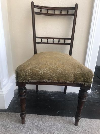 2 Edwardian chairs