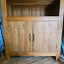 Solid Oak Dresser/  Cabinet Image 9