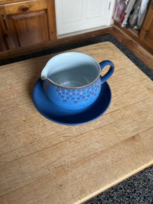 Denby midnight blue gravy jug set