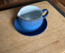 Denby midnight blue gravy jug set