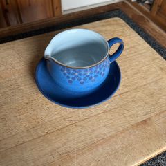 Denby midnight blue gravy jug set