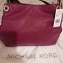 Michael Kors Leather Bag in Garnet Image 8