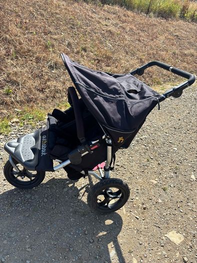 out & about twin buggy