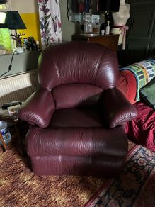 Real Leather Recliner