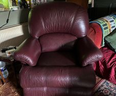 Real Leather Recliner