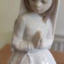 Vintage NAO Lladro First Communion Praying Girl Image 3