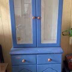 Nice Glass Case Dresser