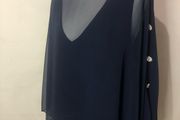 Joanna Hope navy blouse and cami set (size 26)