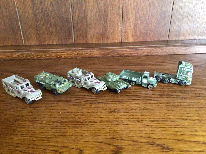 Die Cast Small Army Trucks