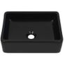 Basin Ceramic Rectangular Black 41x30x12 cm Image 2