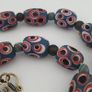 Antique Venetian Style Thousand Eye Glass Big Beads Necklace Image 10