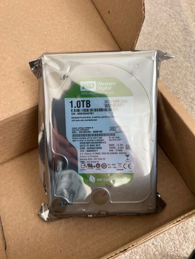 1.0TB Western Digital Internal Drive