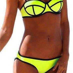 neon colour bikini fits sm,m
