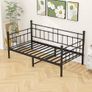Metal Single Daybed Frame 3ft Sofa Bed Frame,Black Image 5