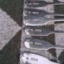 6 X Robert Stebbings Fiddle Pattern Victorian Teaspoons(153 grams) Image 10