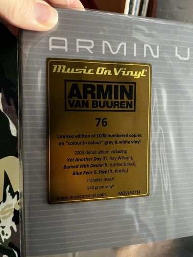 Armin van buuren 76 limited edition 12" vinyl
