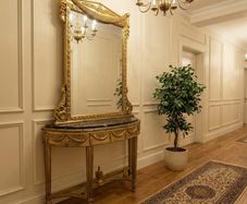 Console table and Mirror