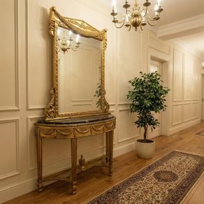 Console table and Mirror
