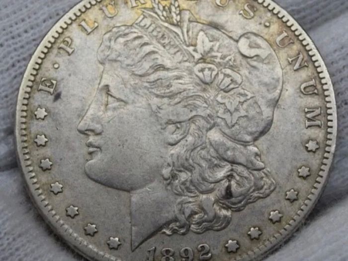 United States 1892 S Morgan Silver 1 Dollar Key Date Scarce This Nice  XF