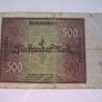 Germany. Reichsbanknote. 500 Mark (27.3.1922) Image 2