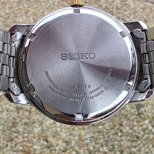 Seiko SUR107P1 Two-Tone Quartz Dress Watch