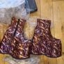 Demonia Platform Boot Size 7 Never worn Burgundy Holographic Image 4