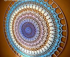 Beautiful Handmade Crochet Mandala 60cm