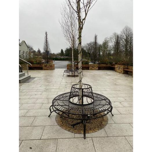 Tree Bench Grey D5672