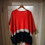 Gerry Weber color-blocked poncho wrap. Image 2