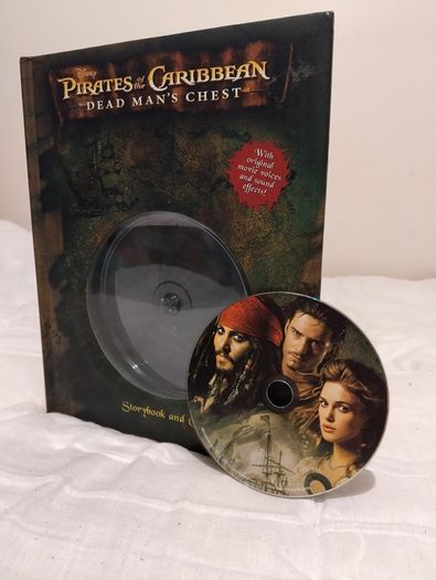 Pirates Of The Caribbean Hardback Book & Cd