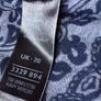 Marks and Spencer Blue Patterned lightweight jersey cardigan Size 20 Includes Post Image 7