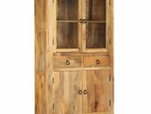 Highboard Solid Mango Wood 95x45x185 cm