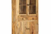 Highboard Solid Mango Wood 95x45x185 cm