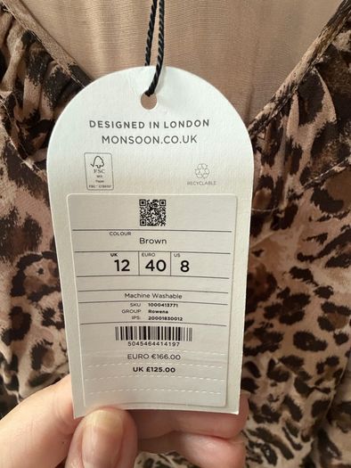Monsoon bnwt dress size 12