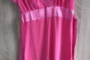 new pink satin look top