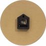 30cm Silent Wooden Round Wall Clock Vintage Rustic Chic Style Arabic Numerals Wooden Round Decorative Wall Clock Image 6