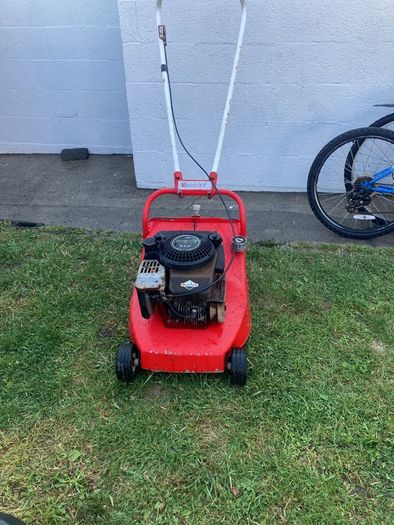 Mount field lawnmower with roller