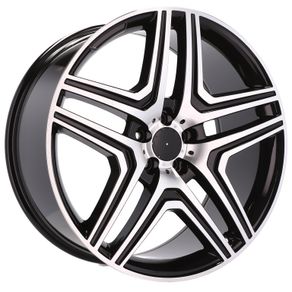 17" AMG Mercedes Type black Alloy Wheels Audi Seat Skoda Mercedes VW 5x112