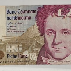 Ireland 1999 20 Pounds Banknote Note Daniel O'Connell