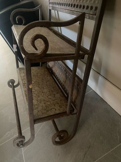 Shelf and towel rail