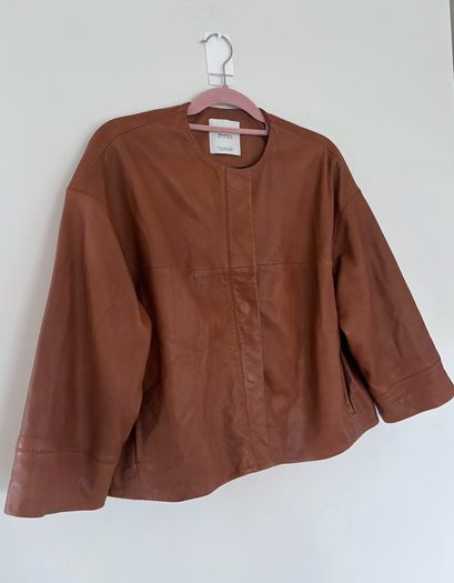 Mango leather jacket