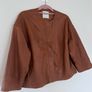 Mango leather jacket Image 3