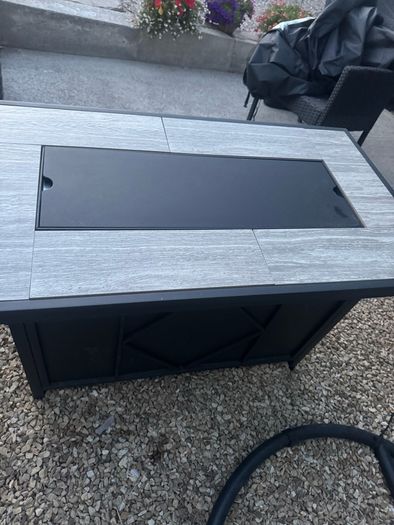 garden gas fire/table