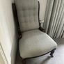 antique slipper chair Image 3