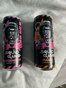 Squid Games Energy Drink Cans
