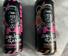 Squid Games Energy Drink Cans