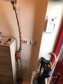 Wooden giraffe