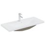 Sink Cabinet with Built-in Basin White and Sonoma Oak Chipboard Image 10
