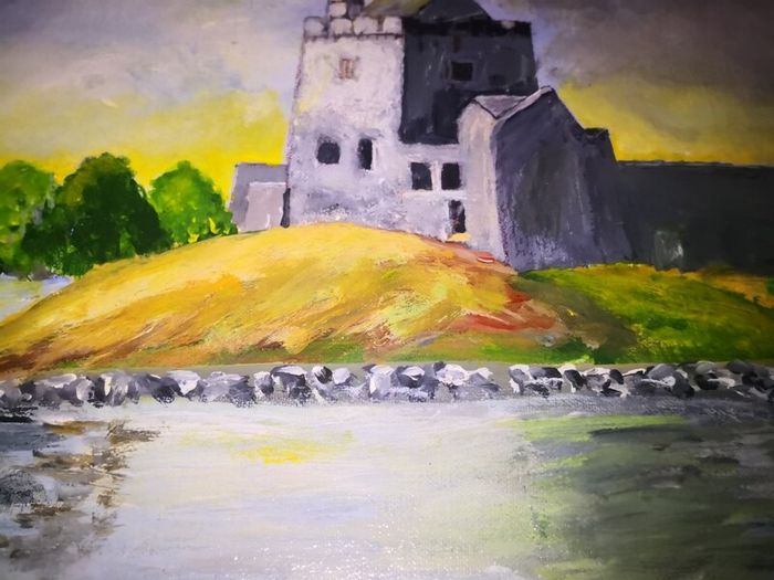 lovely oil painting on board
