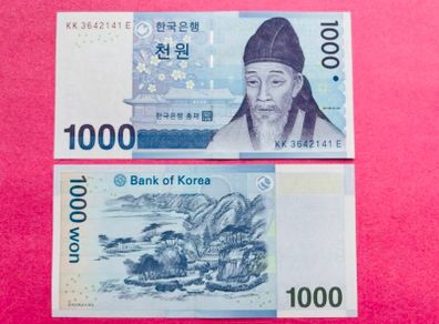 South Korea 1000 Won 2007  ( Uncirculated  ) Pick 54a